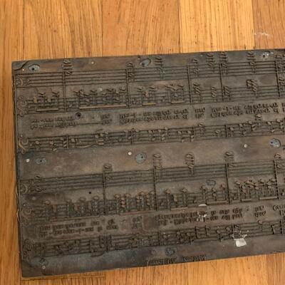 Music printing plates and more