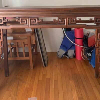Asian style console table