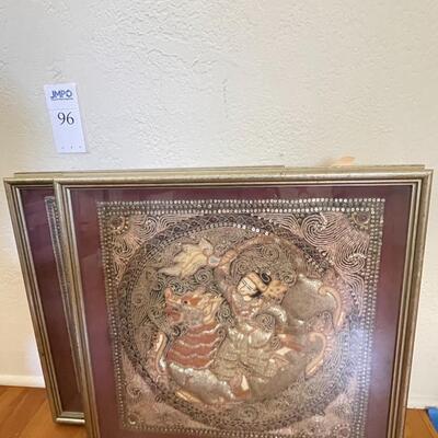 Pair of Kalaga Tapestries 