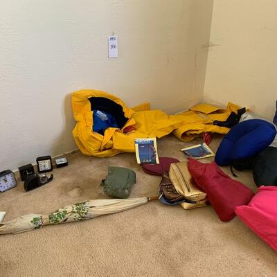 Travel items and rain gear
