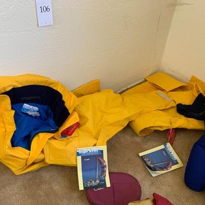 Travel items and rain gear