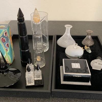 Glass decorative pieces