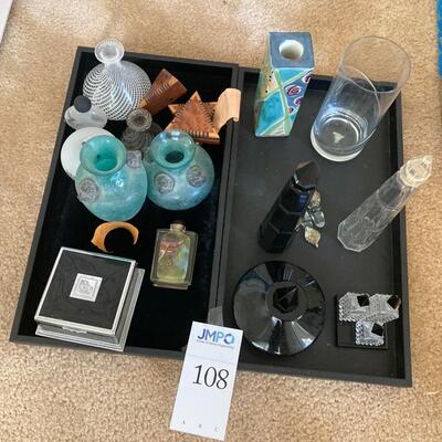 Glass decorative pieces