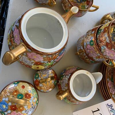 Japanese Satsuma tea set