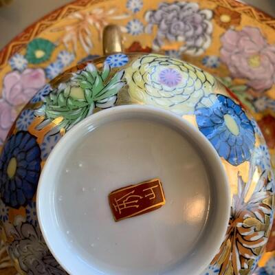 Japanese Satsuma tea set