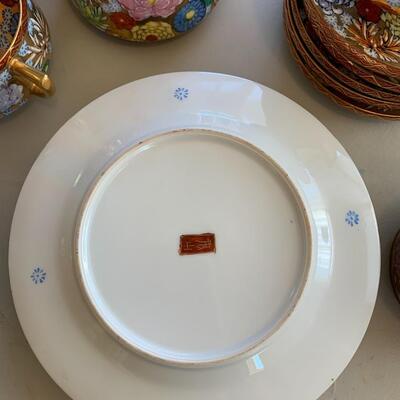 Japanese Satsuma tea set