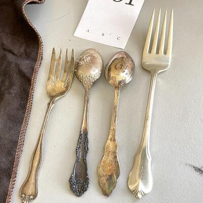 Sterling candlesticks, bowl and more