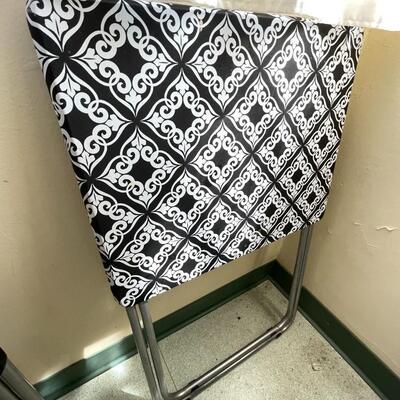 Laundry basket and TV Trays