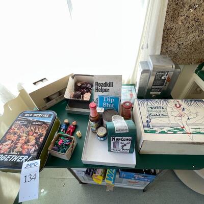 Novelty kitchen items and clock