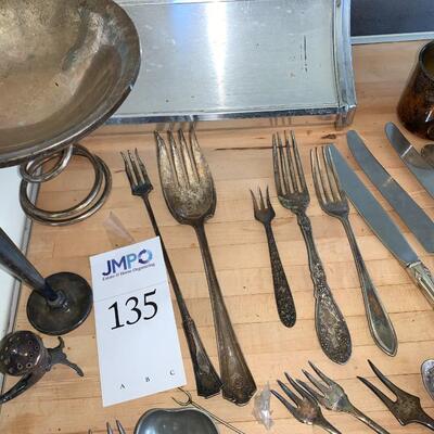 Sterling and silverplate utensils