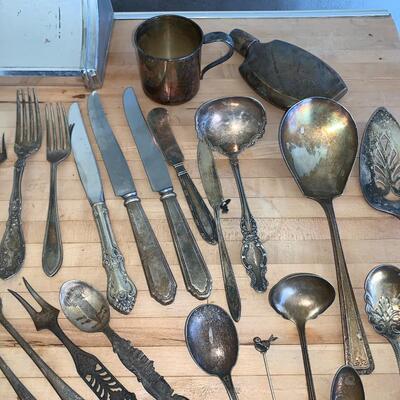 Sterling and silverplate utensils