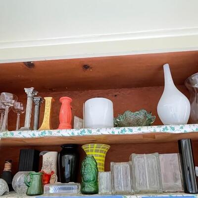 Candle holders and vases