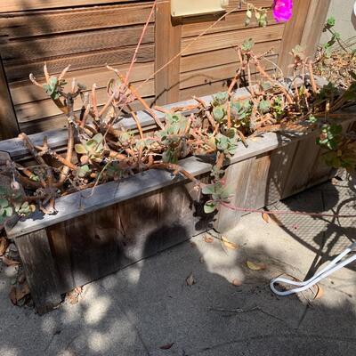 Patio tables, planters and more