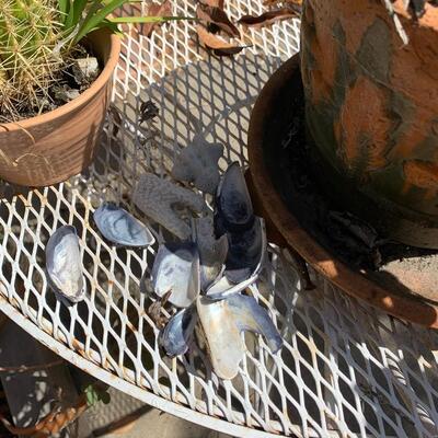 Patio tables, planters and more