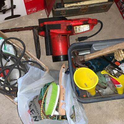 Shop vac, Hand and power tools