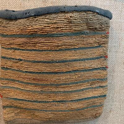 Native American Hand Woven Tobacco Pouch from Sitting Bull - circa 1885