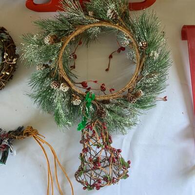 Lot 39 - Christmas Wreaths, Decor, & More