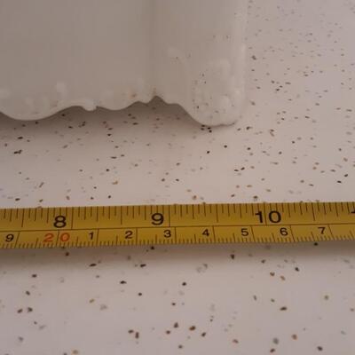Lot 33-Vintage Milk glass Decorative Box 