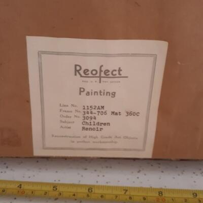 Lot 35-Reofect - Renoir Painting -Children