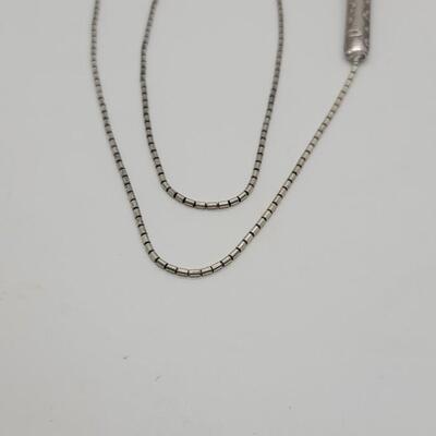 Lot 97: Handcrafted silver necklace signed by artist