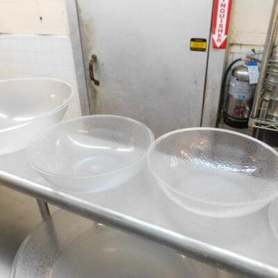 Commercial NSF Set of Six Cambro Style Pebbled Bowls Various Sizes