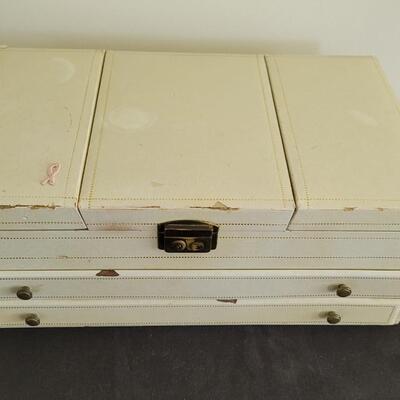 J99: Huge jewelry box with Misc. Jewelry most for craft or repair