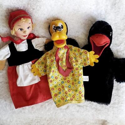 Disney Handpuppets    Vintage 1960's 