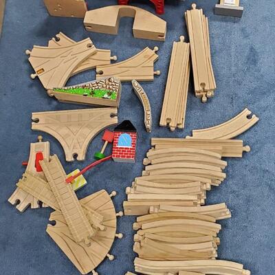 Thomas the Train and Brio Wooden Rail Set 