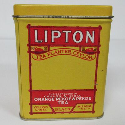 Lipton's Tea Tin, Bristol Ware Made in Hong Kong