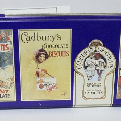 Cadbury's Chocolates Tin, Hinged Lid