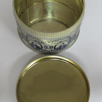 Small Smith Bros Cough Drops Tin, Made in England, 1984