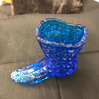 Fenton electric blue boot