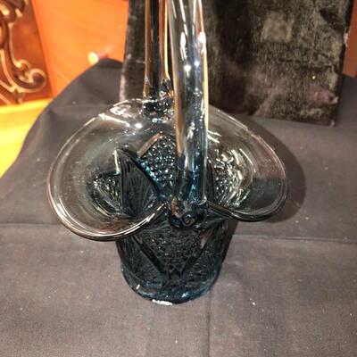 Fenton small dark grey basket