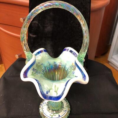 Fenton 95th anniversary legacy collection basket