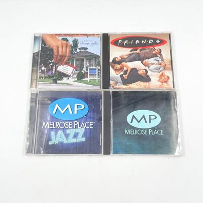 1990-2000S TV SHOW SOUNDTRACK CD LOT - GILMORE GIRLS, FRIENDS, MELROSE PLACE