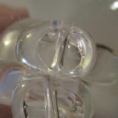 Signed Steuben Crystal Glass Vase 