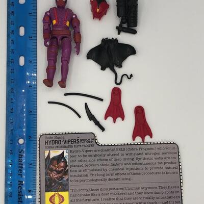 Vintage Hasbro GI Joe 1988 Hydro Viper Action Figure