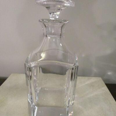 Crystal Decanter Marked 