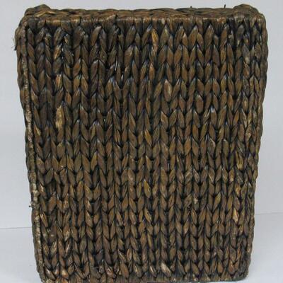 Sturdy Woven Basket Bin 