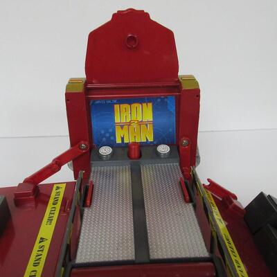 Vintage Iron Man 2 Touch Tech Truck Stark Industries Mobile Headquarters, Opens Up - See all photos and description