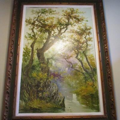 Landscape Oil Painting By Artist Rossetti 32