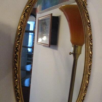 Framed Oval Mirror 13