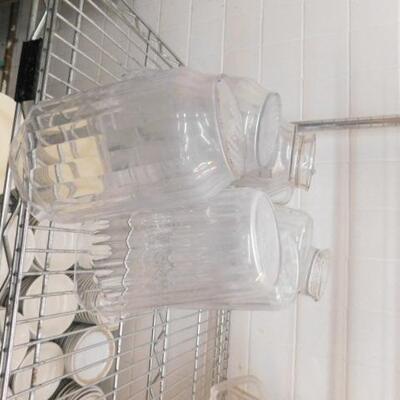 Assortment of Clear Food Grade  Water or Beverage Pitchers 