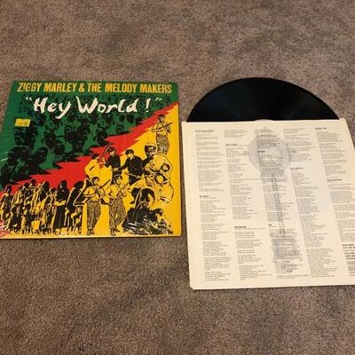 Hey world Ziggy Marley & The Melody Makers lp 