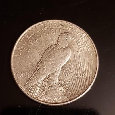 1922 Peace silver dollar 
