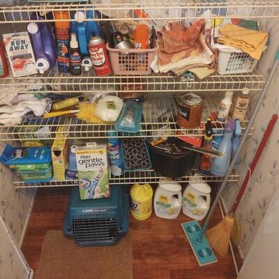 5 - Lower Shelves and Cleaning Supplies