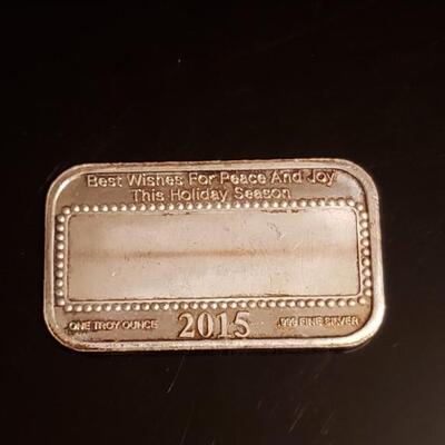 2015  Happy Holidays 999 silver 