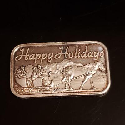 2015  Happy Holidays 999 silver 