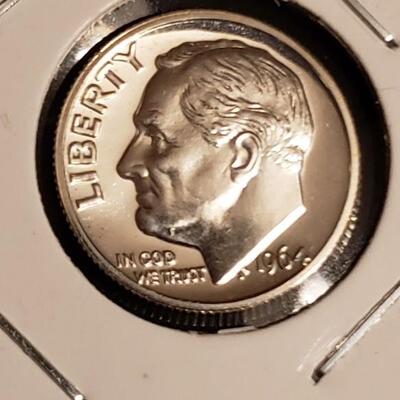Super Rare 1964 Proof  mint silver set .Please see description and photos 