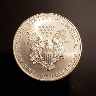 BU 2000 American silver eagle silver 